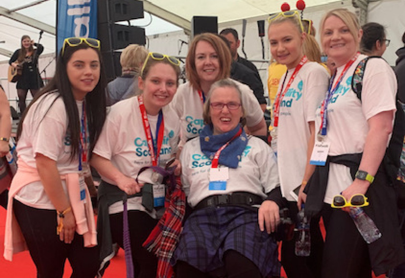 PM with J52 staff after walk