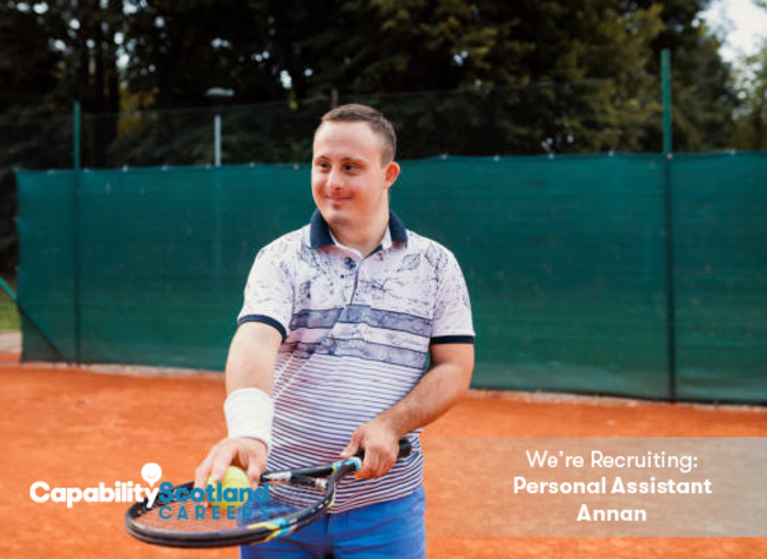 Personal Assistant - Annan - Man with tennis racket
