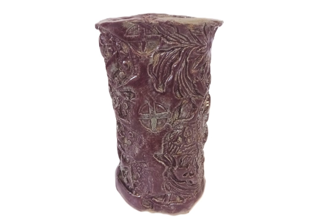 Purple vase 1